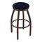 Holland Bar Stool Co 25" Swivel Counter Stool, Bronze Finish, Canter Twilight Seat 80225BZ002 - alternate 1